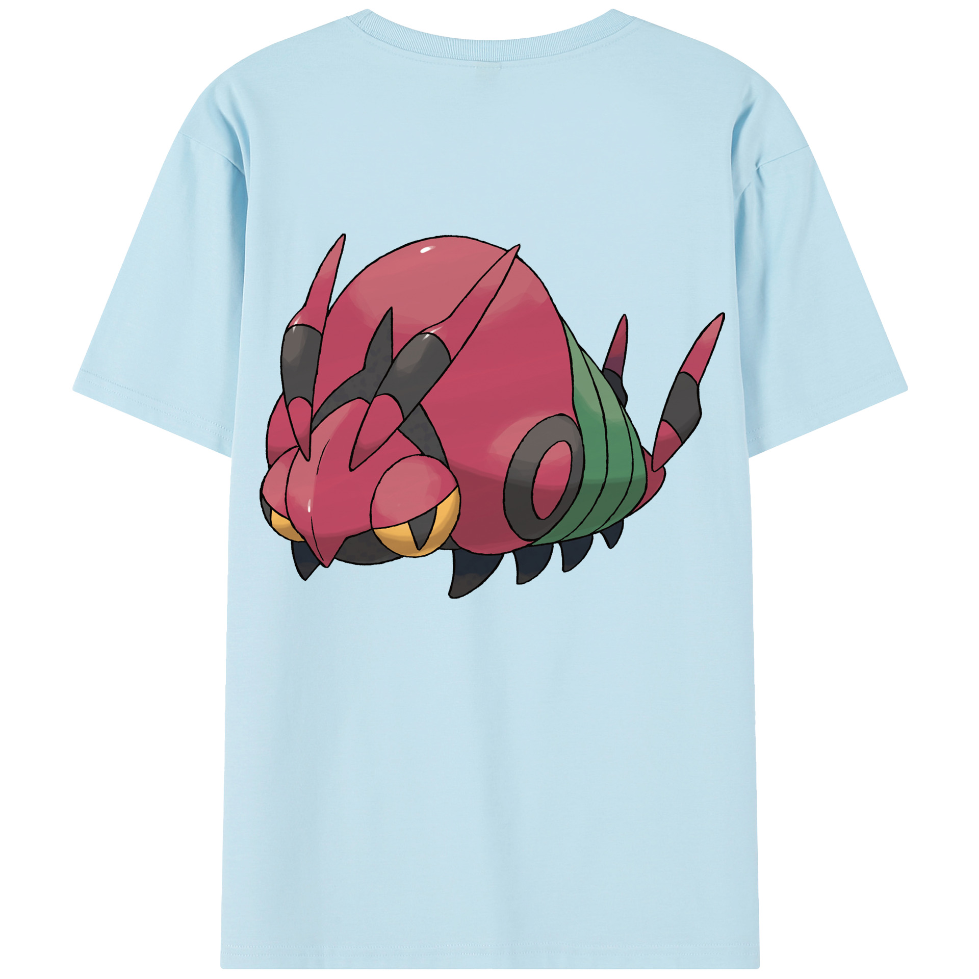 （画像用） ポケットモンスター Pokémon 綿100％半袖Tシャツ（背面プリント）